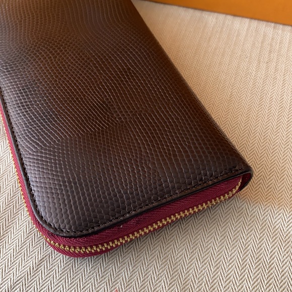 Auth. ETRO Wallet Tricolore zippy wallet - Picture 7 of 15